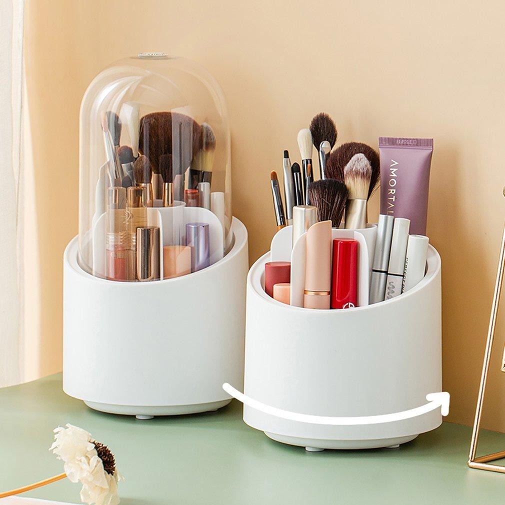 360° Rotating Cosmetic Organiser – Multi-Compartment Storage