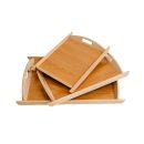 3-Pcs Wooden Serving Tray Set – Elegant & Durable