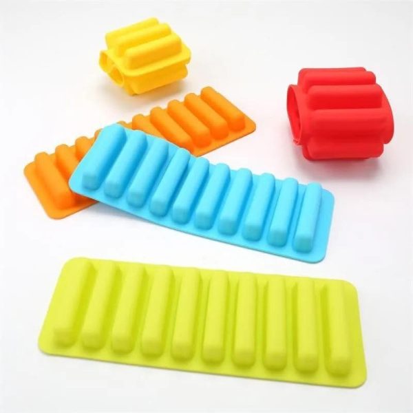 Silicone Ice Cube Tray – Pack of 2 (Flexible & Easy Release)